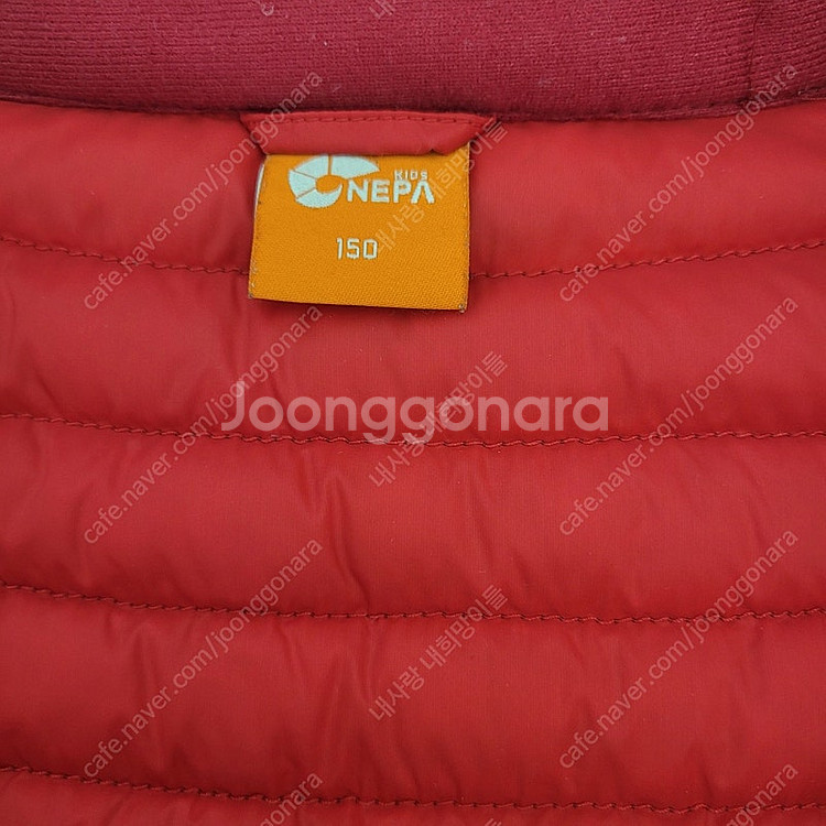 네파 거위털 경량패딩 150사이즈--1