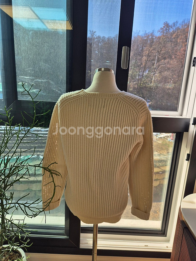 마커스루퍼 울100 스팽글 니트-새제품--3