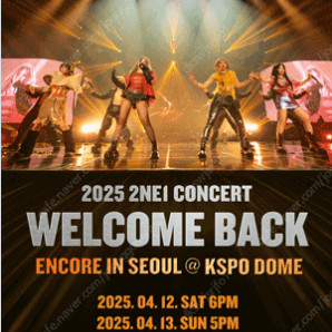 2NE1(투애니원 콘서트 VIP 단석 양도 합니다. (안전거래가능)