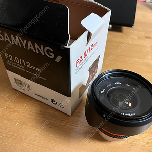 삼양 12mm F2 수동 광각 렌즈 후지 X마운트 풀박