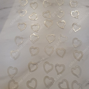 30mm 하트 투각 자개
