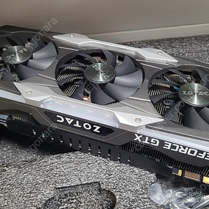 Zotac GTX 1080ti amp core extreme 판매합니다.