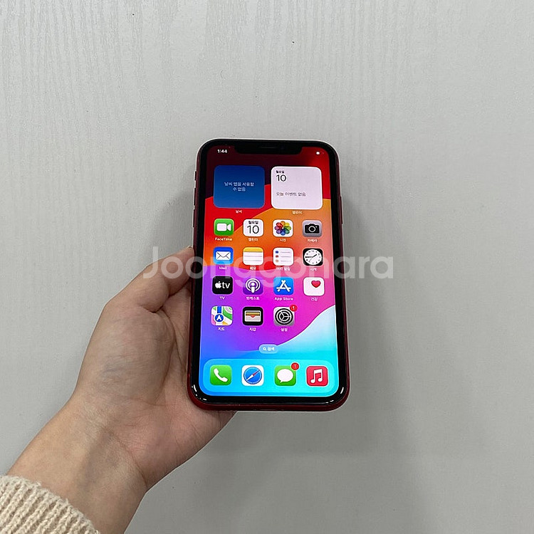 74292 A급. 아이폰XR 128기가 레드 공기계 팝...--0