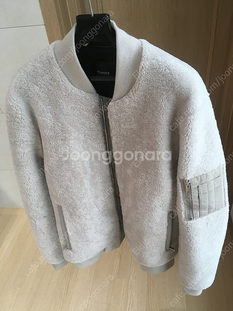 띠어리 덴질 라고스 시어링 100%양털 ma-1 무스탕...--5