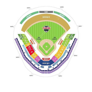 3/15 시범경기 기아 vs 삼성 토요일 K8 1루 원정응원석 108구역 13열 2연석 4연석 양도합니다.