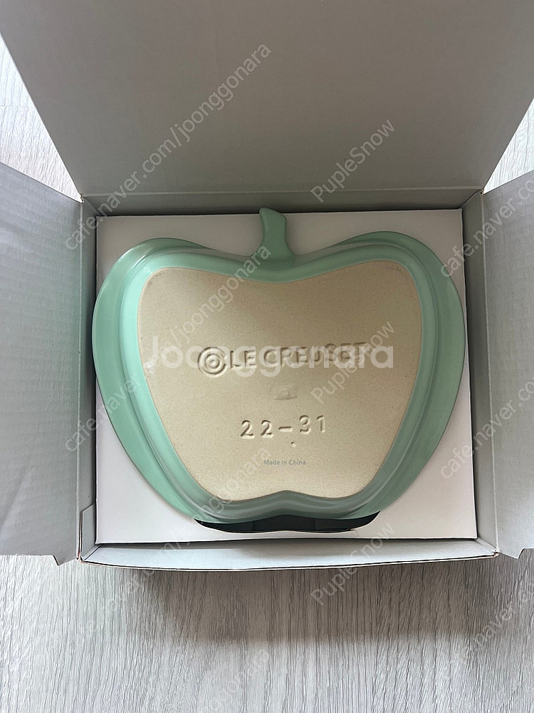 르크루제 미니애플디쉬2개 팝니다--1