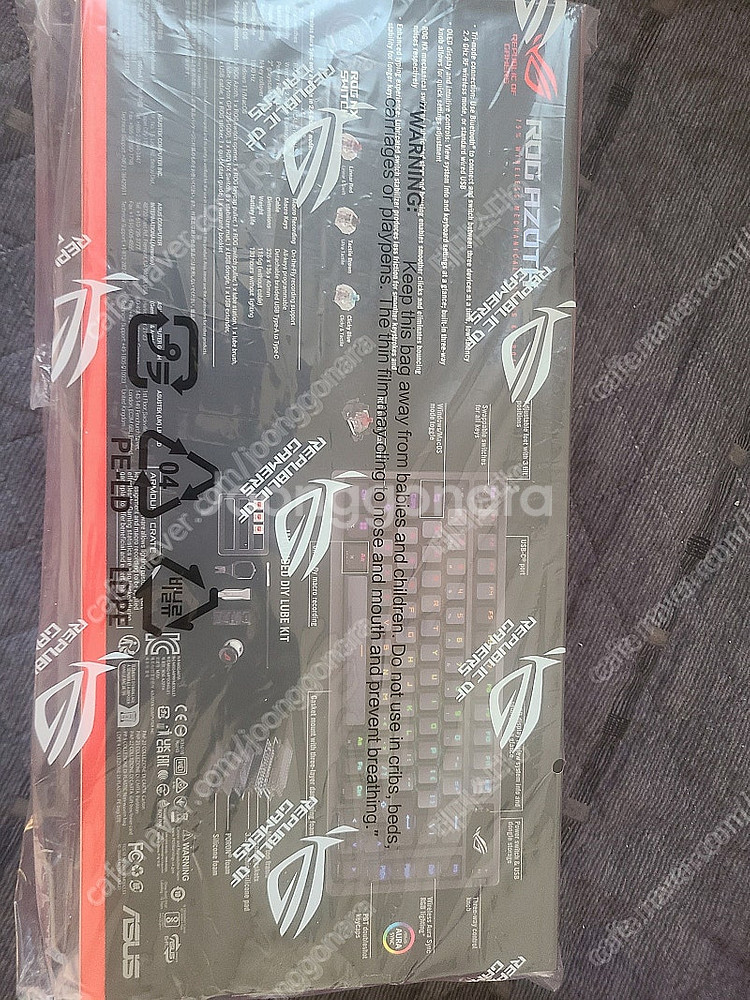 ASUS ROG AZOTH 갈축 미개봉 새상품--0