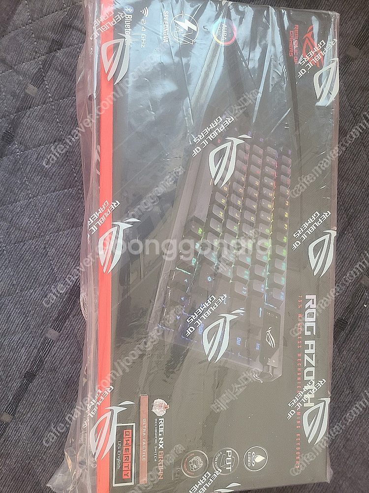 ASUS ROG AZOTH 갈축 미개봉 새상품--1