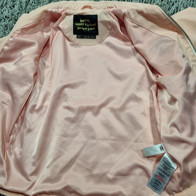 미니로디니 여아동 핑크 플라워 자켓 128-134, 130, 135, 032203 이미지