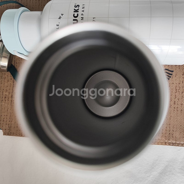 1회사용중고 스타벅스헤리티지DW워터보틀텀블러500ml--1
