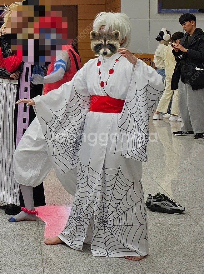 귀멸의 칼날 하현 루이 코스프레의상--1
