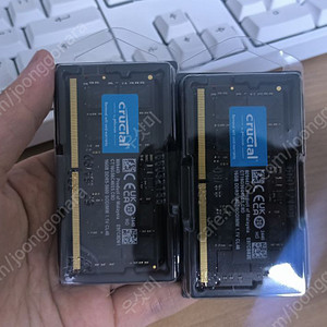 노트북용 램 ddr5 5600mhz 16gb 2개팝니다.