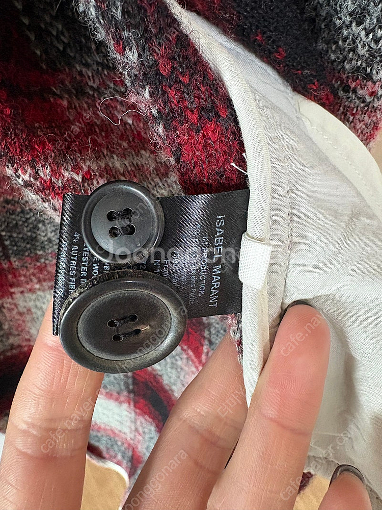 이자벨마랑 에뚜왈 체크코트--4