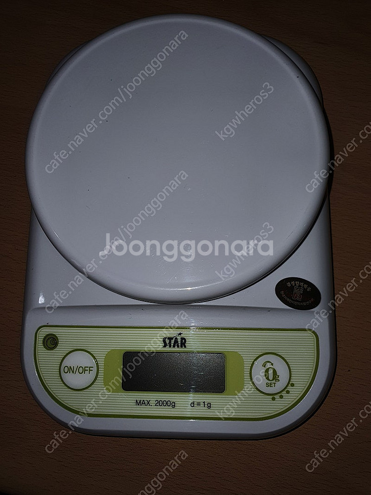 스타 전자저울 2kg 디지털 주방저울 정밀측정.--0