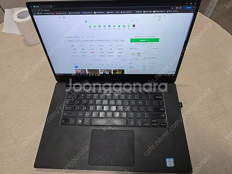 델 xps 9550 15인치 판매 합니다.--0