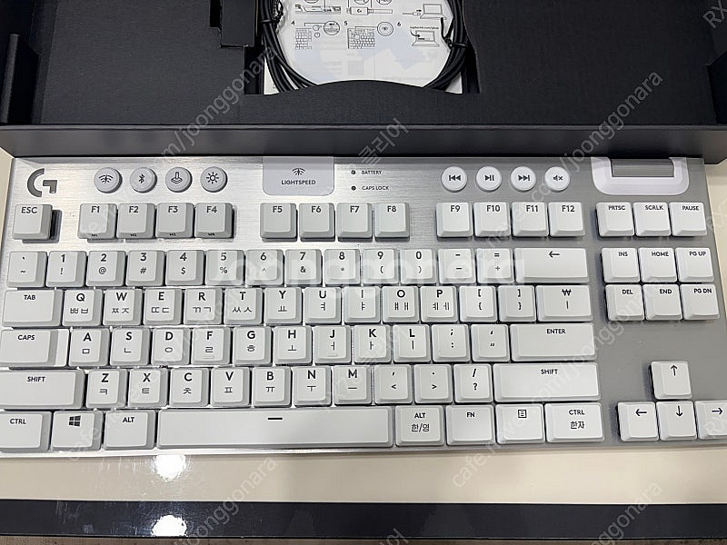 로지텍 G913 TKL 화이트 택타일(갈축)--0