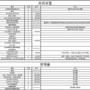 중국제(프라,완제)외 반다이(프라) 팝니다.