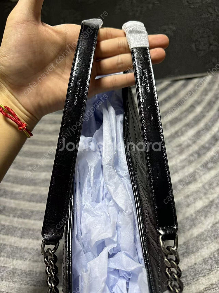 생로랑 니키 쇼핑백 쇼퍼백 라지--5