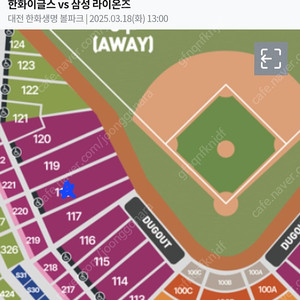 한화이글스VS 삼성라이온즈 시범경기 양도합니다