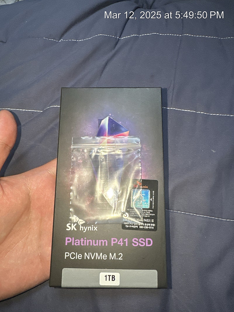 sk하이닉스 p41 1tb팝니다 (단순개봉) 영수증지참--0