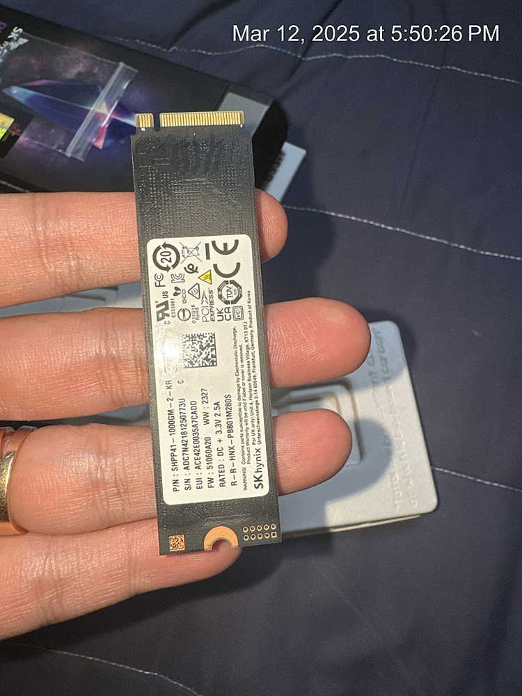 sk하이닉스 p41 1tb팝니다 (단순개봉) 영수증지참--5