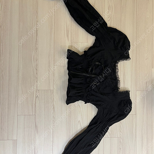 크롭티 셔링 블랙 임산부 임신 주수 사진