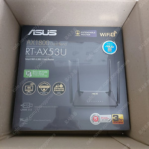 ASUS RT-AX53U 아수스 AX1800 WiFi6 와이파이6 미개봉 새상품