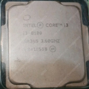 i3 8100 cpu + 삼성램 8gb 택포