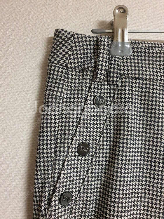 PXG 피엑스지 골프 컷아웃 디테일 체크 팬츠 XXS 사이즈 정품 / 큐롯--3