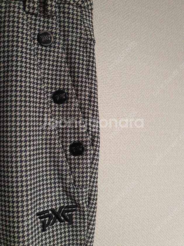 PXG 피엑스지 골프 컷아웃 디테일 체크 팬츠 XXS 사이즈 정품 / 큐롯--4