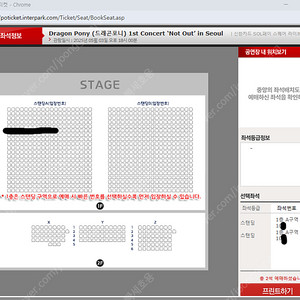 [스탠딩 100번대 연석]Dragon Pony (드래곤포니) 1st Concert ‘Not Out’ in Seoul서울 콘서트 공연 티켓 양도해드립니다.