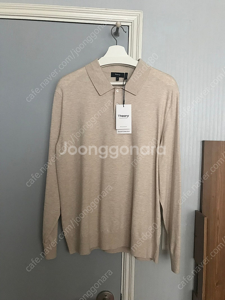 띠어리 고리스 긴팔 Wheat 색상 XL 새제품 팝니다...--0