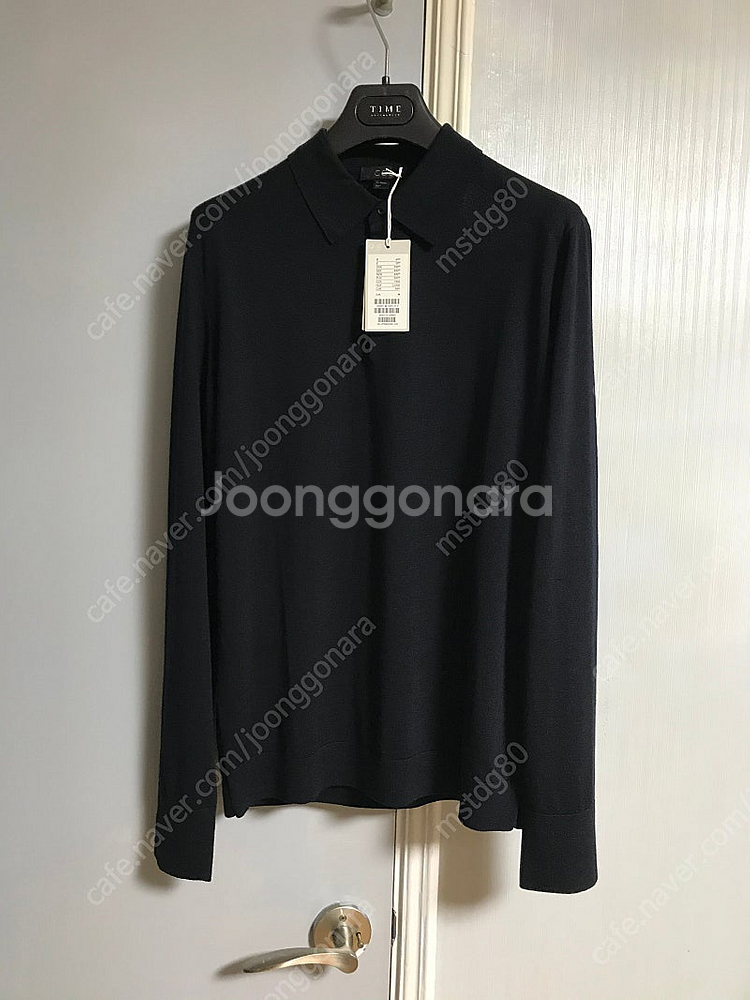 COS 코스 롱 슬리브 메리노 폴로 셔츠 M사이즈 새제...--0