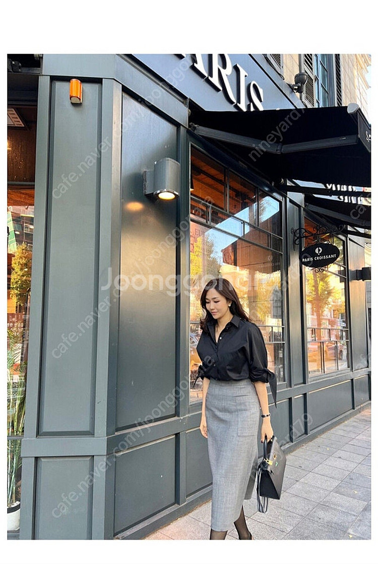 엘레강스초이 울포켓스커트 새상품--3