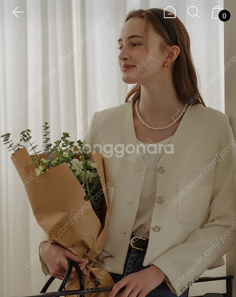 틸아이다이 Collarless ourora tweed ...--0