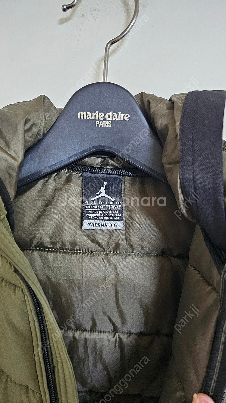 나이키 조던 키즈 경량 패딩3~4YRS--3