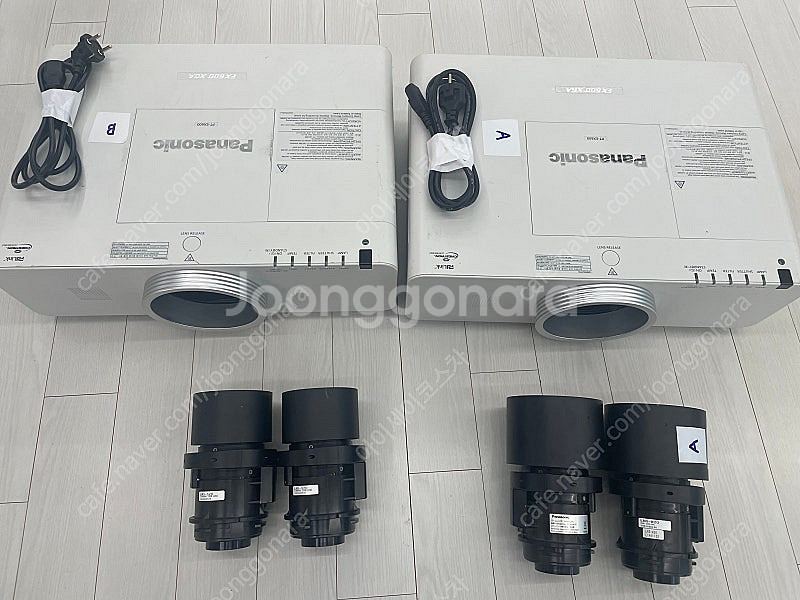 파나소닉 빔프로젝터 PT-EX600 [본체+렌즈2개(광...--1
