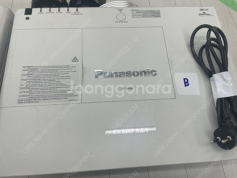 파나소닉 빔프로젝터 PT-EX600 [본체+렌즈2개(광...--5