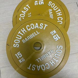 South coast 주물원판 15kg 2개