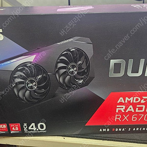 ASUS 라데온 RX 6700XT DUAL 팝니다.