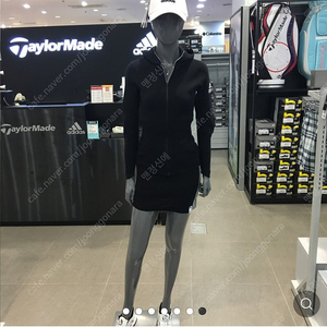 (여.80-85) 아디다스 여성 골프 집업, adidas golf / 여성 니트 골프자켓, 검정색 /택포3.4