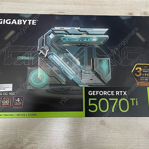 (미개봉)기가바이트 RTX 5070ti 게이밍OC