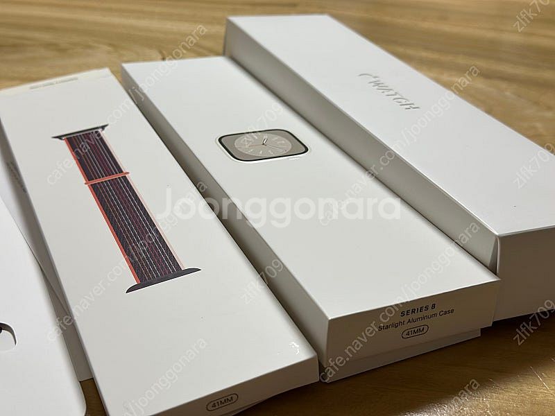 애플워치8 41mm 스타라이트 알루미늄 케이스 스포츠 ...--2