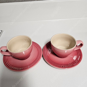 르쿠르제 찻잔 4p(일괄)