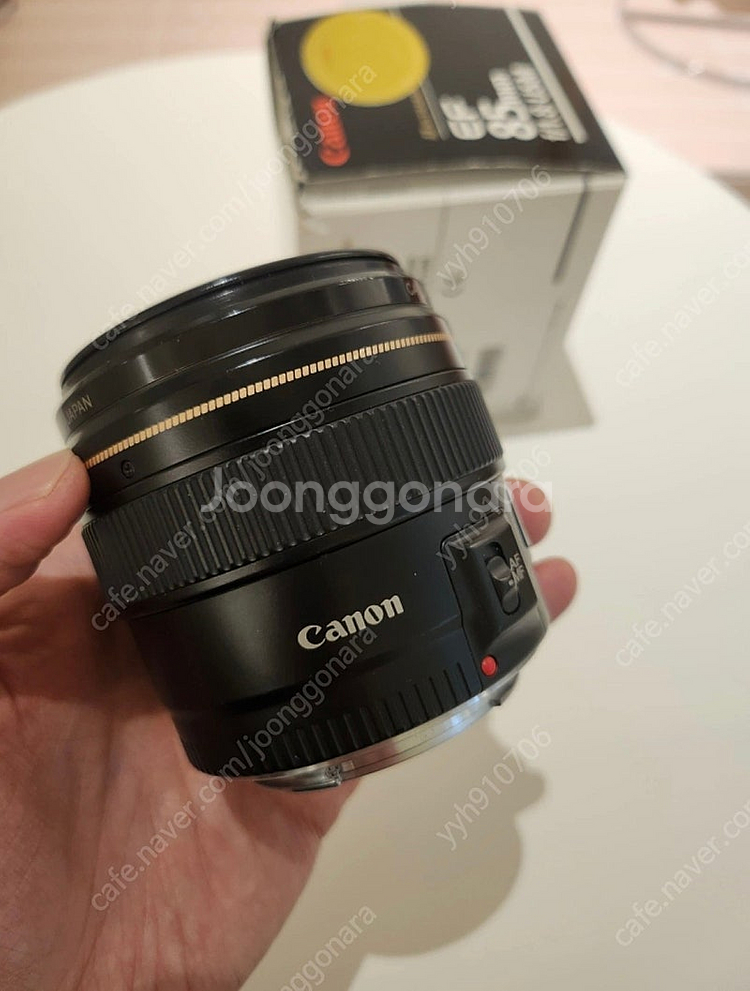 캐논 EF 85mm F1.8 렌즈 (애기만두) 팝니다.--3