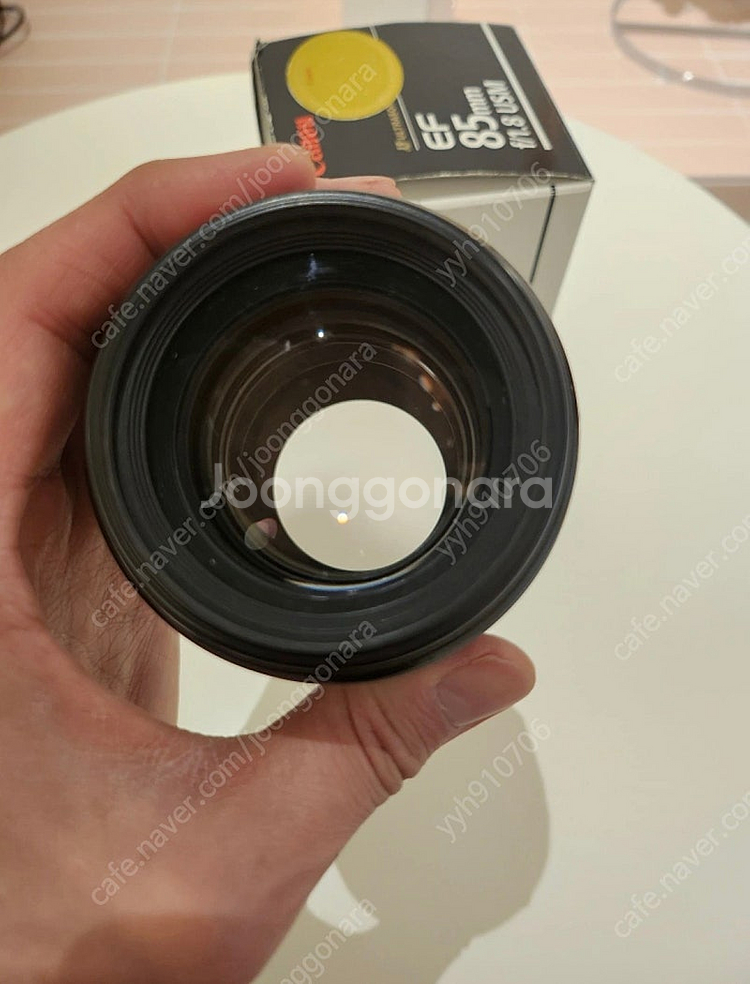 캐논 EF 85mm F1.8 렌즈 (애기만두) 팝니다.--4