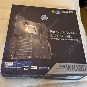 ASUS Pro WS WRX80E-SAGE SE WIFI 메인보드 풀박스 하자있음