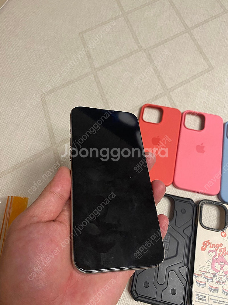 아이폰15 프로맥스 내츄럴티타늄 256g--3