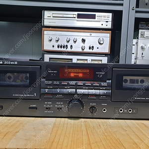 타스캄 더블 카세트데크 TASCAM 202mk3