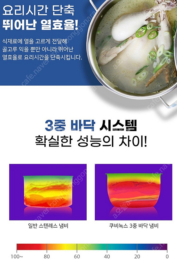 쿠비녹스 곰솥냄비26cm 찜통--2